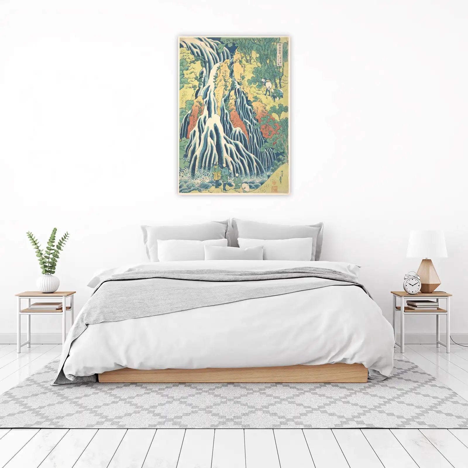 Majestic Waterfall Nature Scene Wall Art