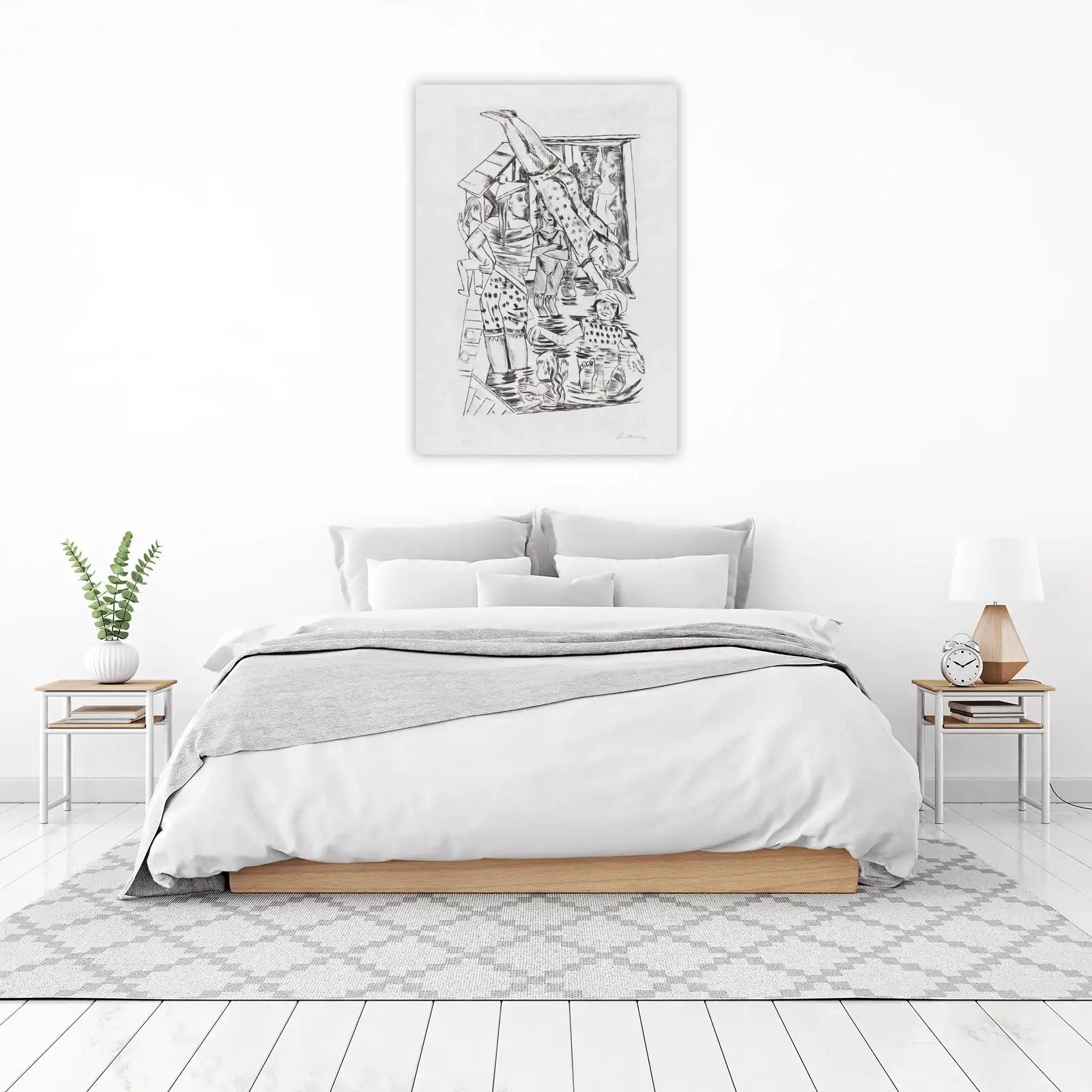 Retro Summer Fun Diver Wall Art