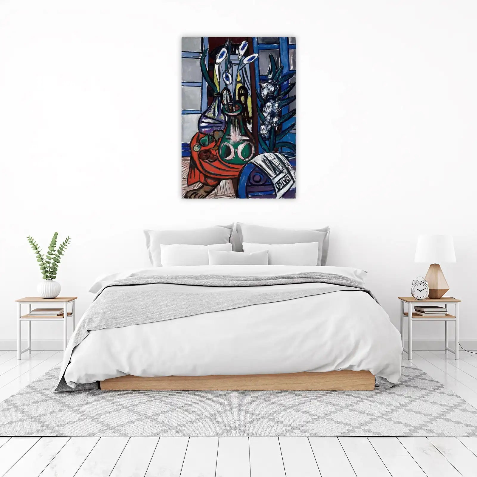 Vibrant Still Life Flowers Wall Art