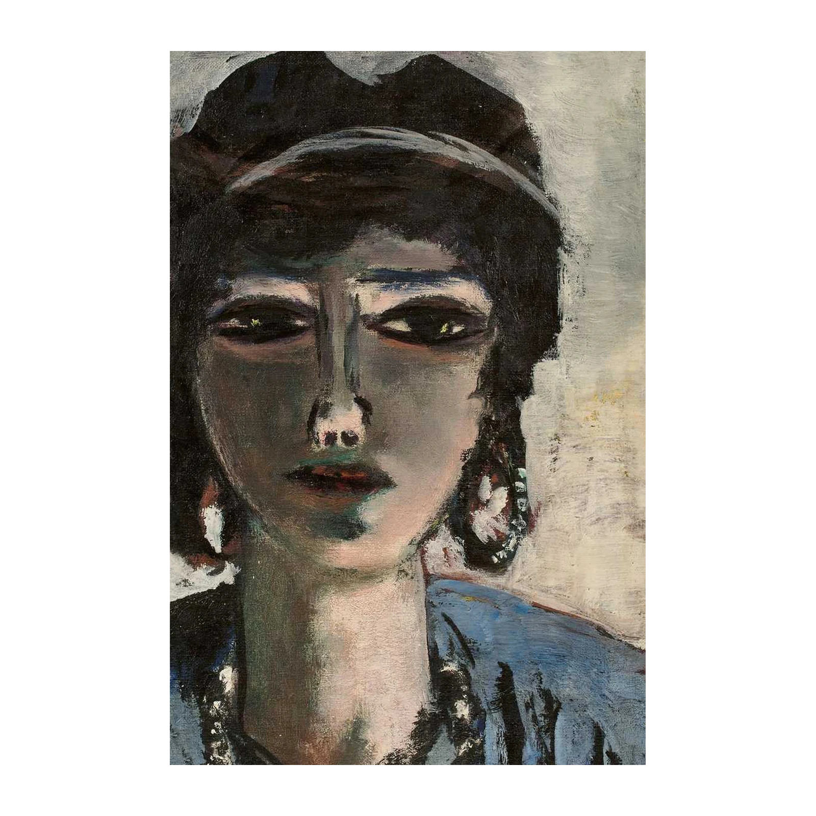 Enigmatic Portrait Abstract Face Wall Art Wall Art