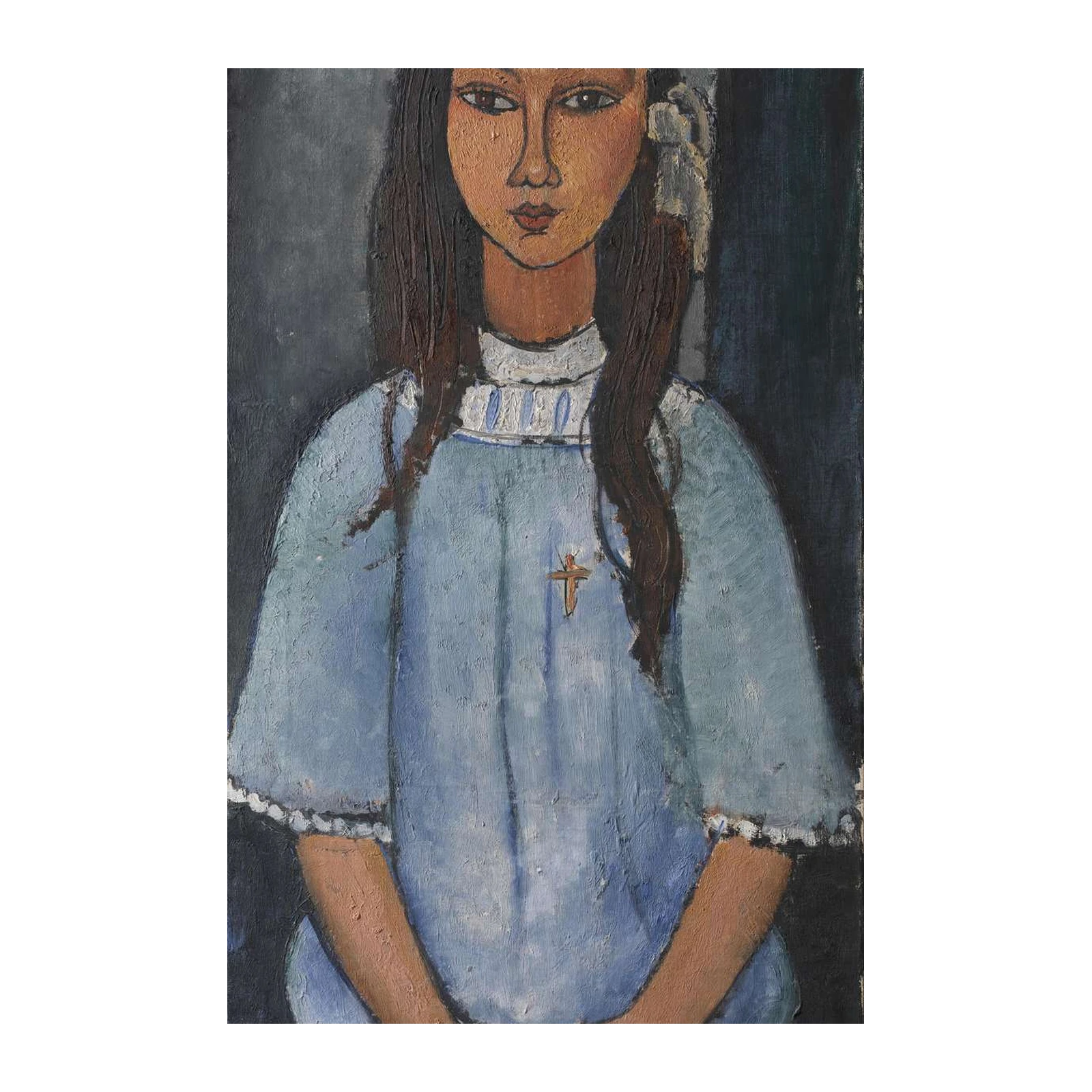 Alice in Blue Dress Portrait Wall Art
