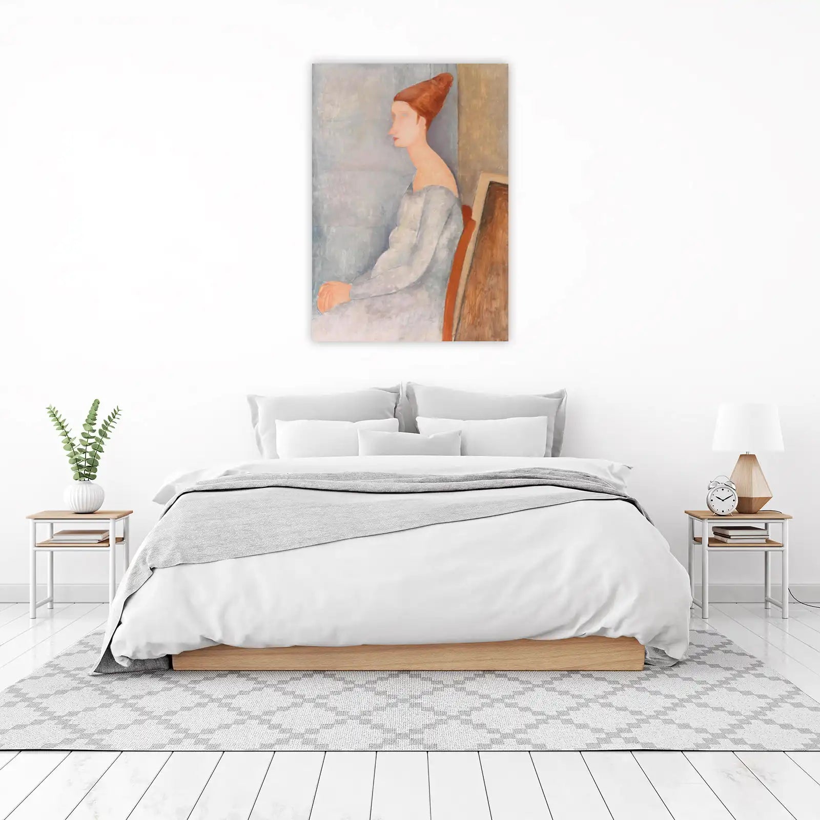 Ethereal Woman Portrait Wall Art | Modern Wall Art
