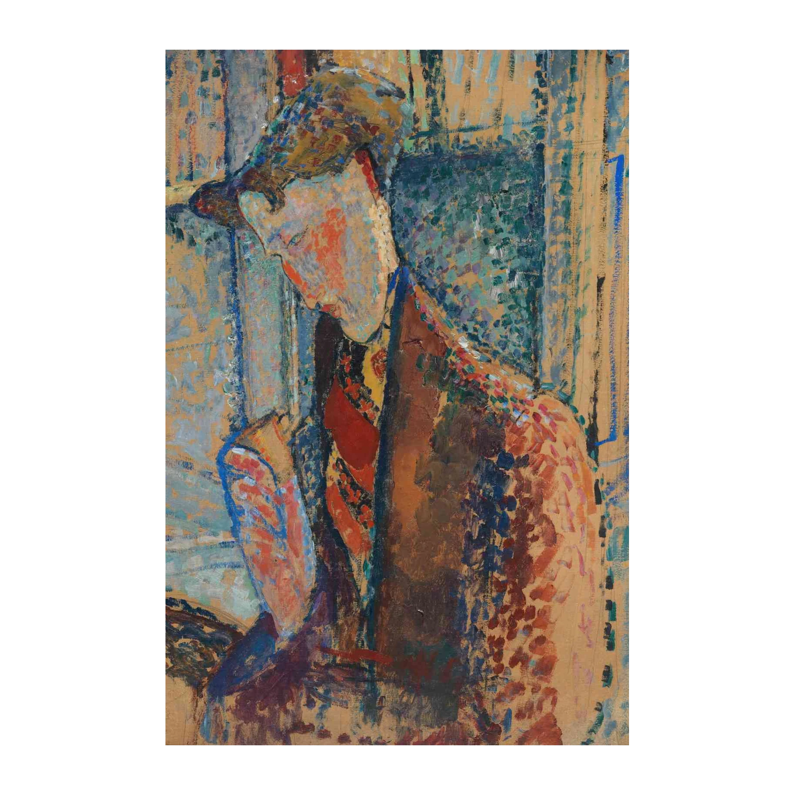 Introspective Portrait Wall Art - Modern Art
