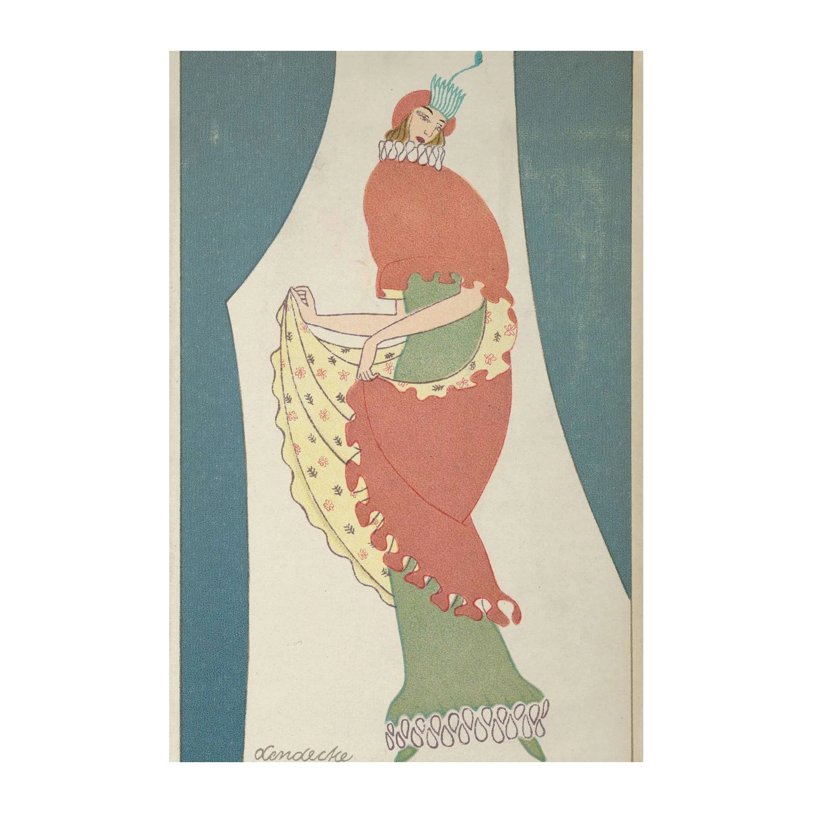 Art Deco Fashion Portrait Wall Art