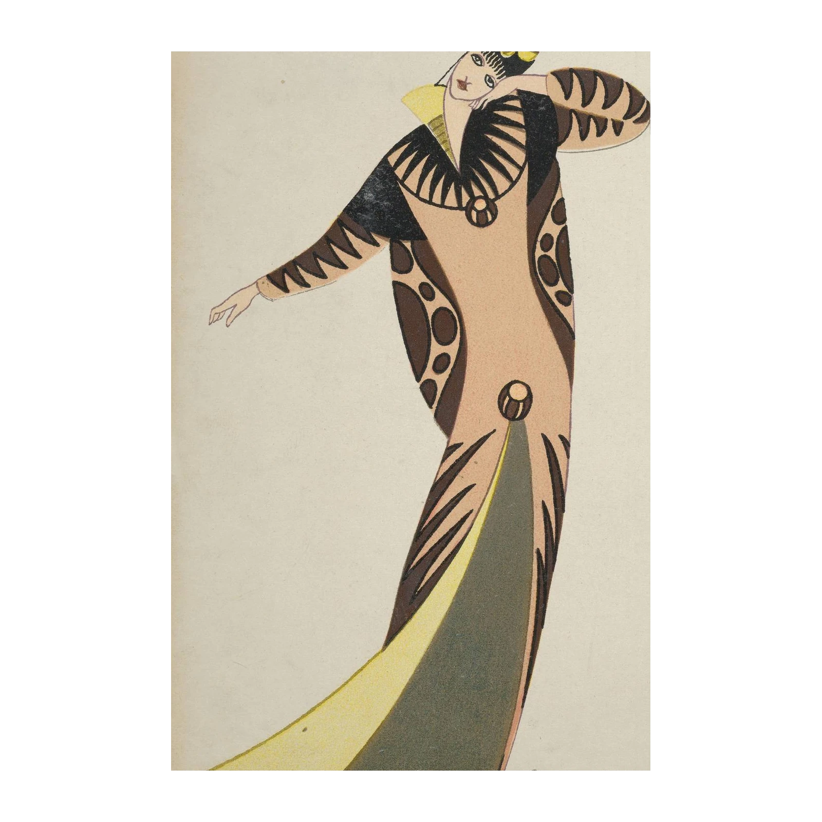 Art Deco Fashion Figure Wall Art