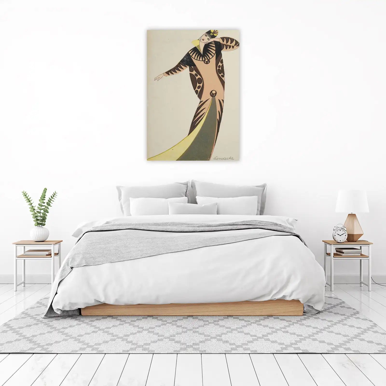 Art Deco Fashion Figure Wall Art