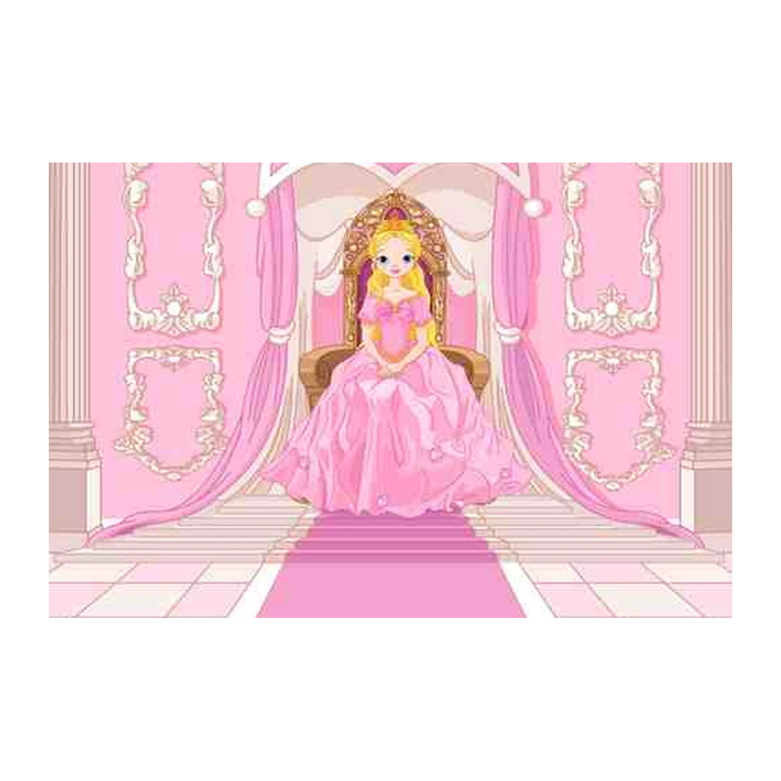 Enchanting Princess Throne Room Wall Art