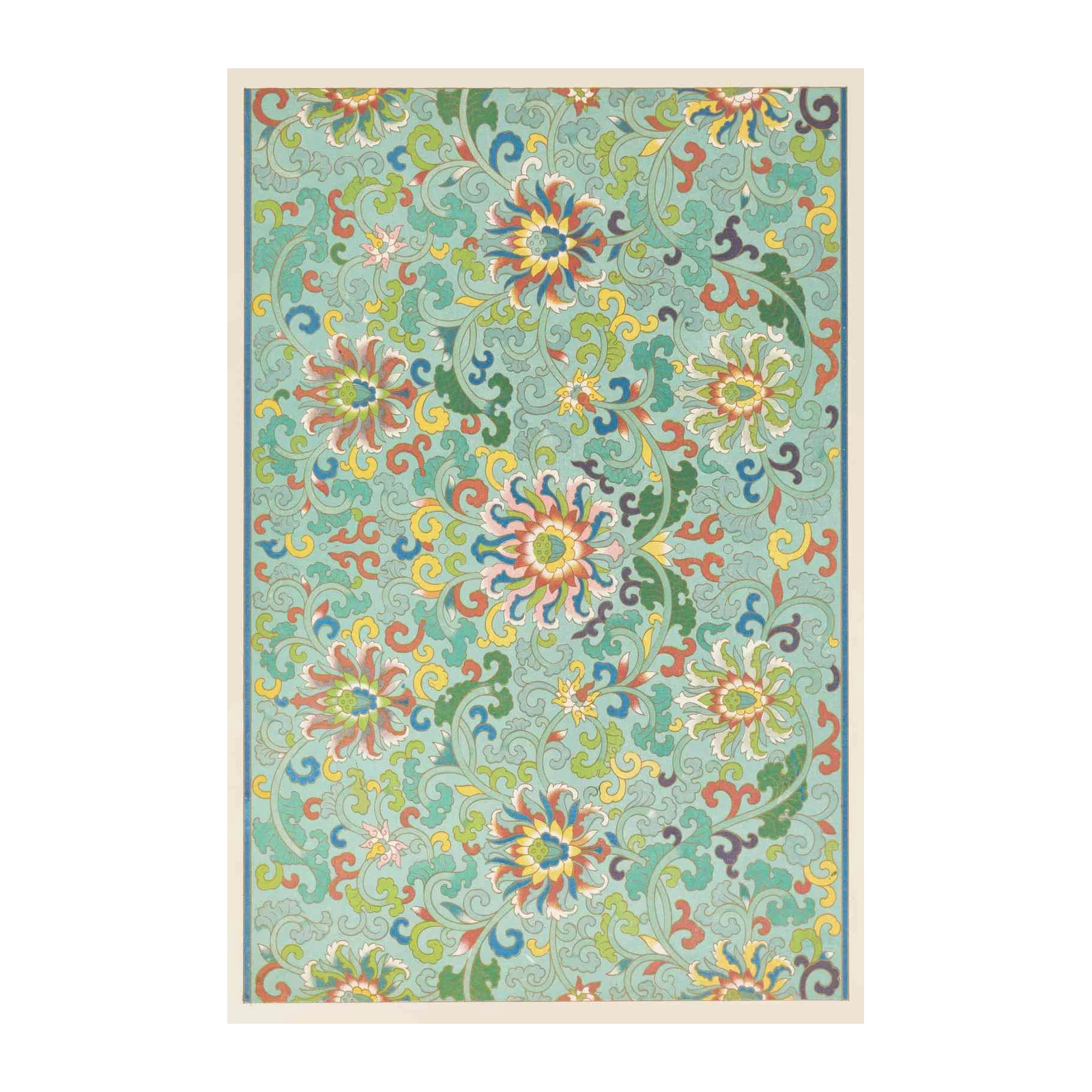 Vibrant Floral Chinoiserie Wall Art
