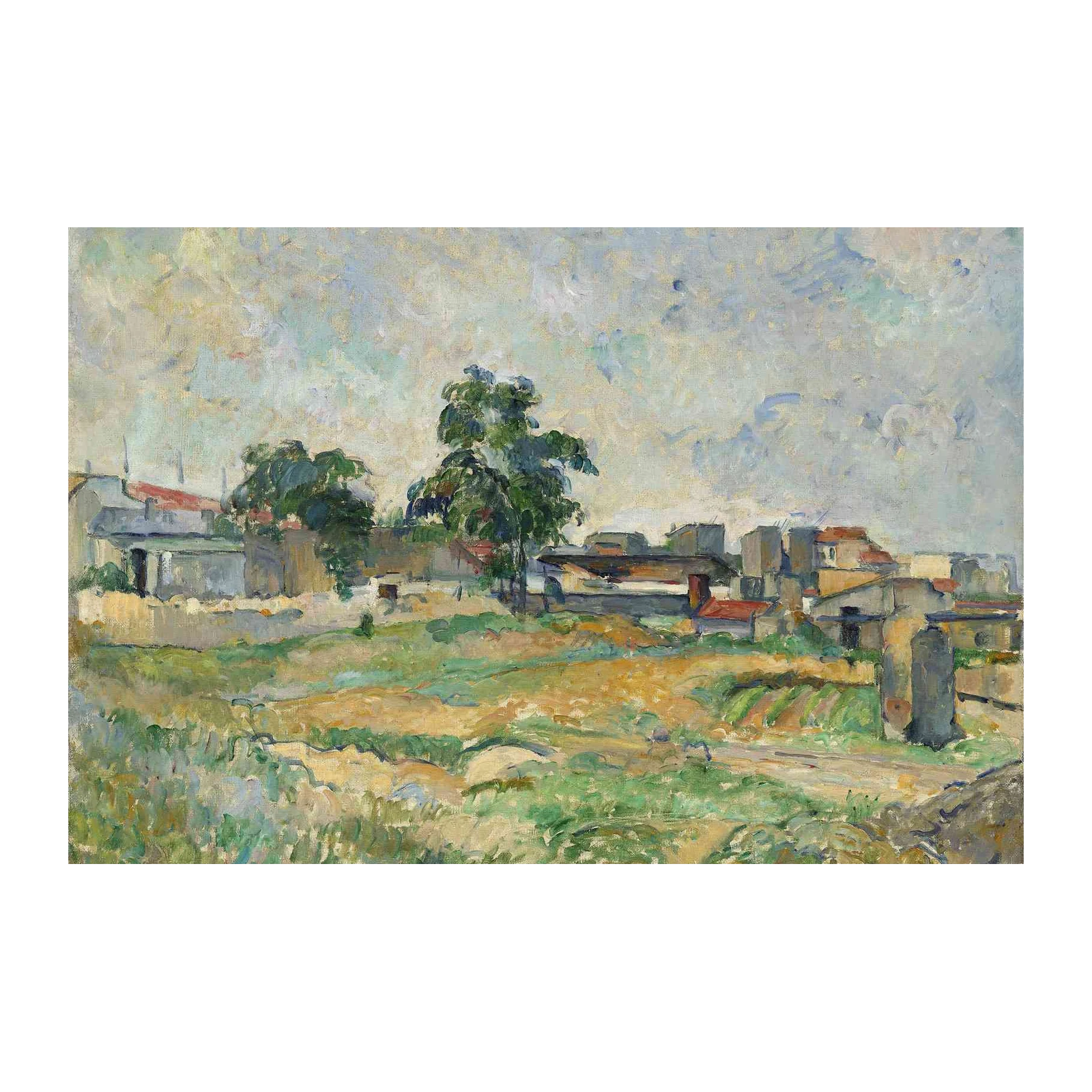 Impressionist Landscape Trees Wall Art