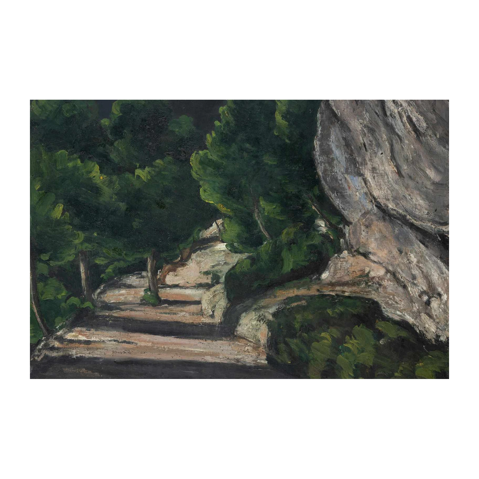 Impressionist Landscape Path Wall Art
