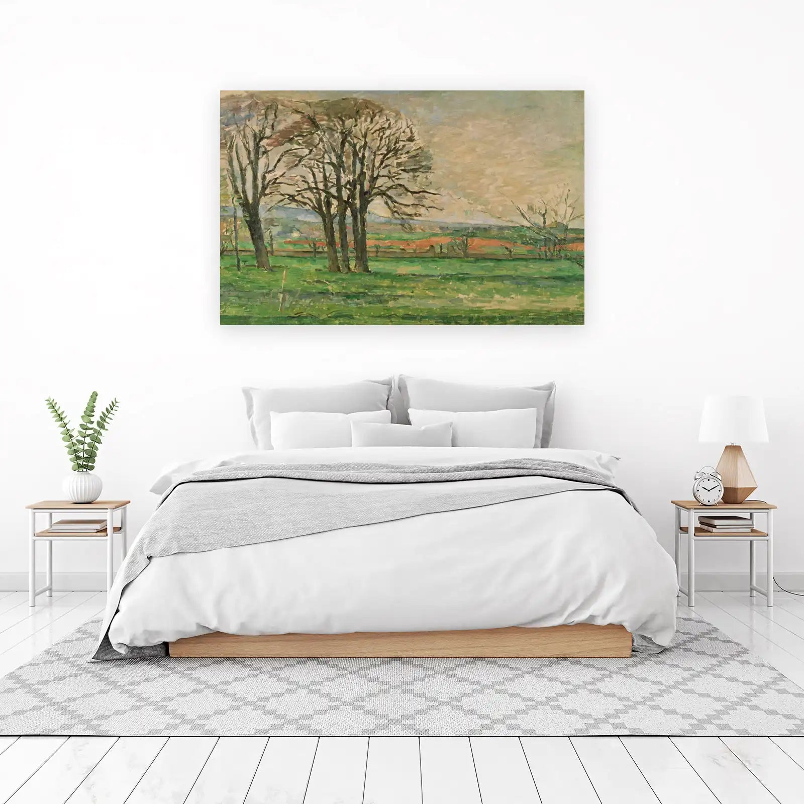 Impressionist Trees Landscape Wall Art