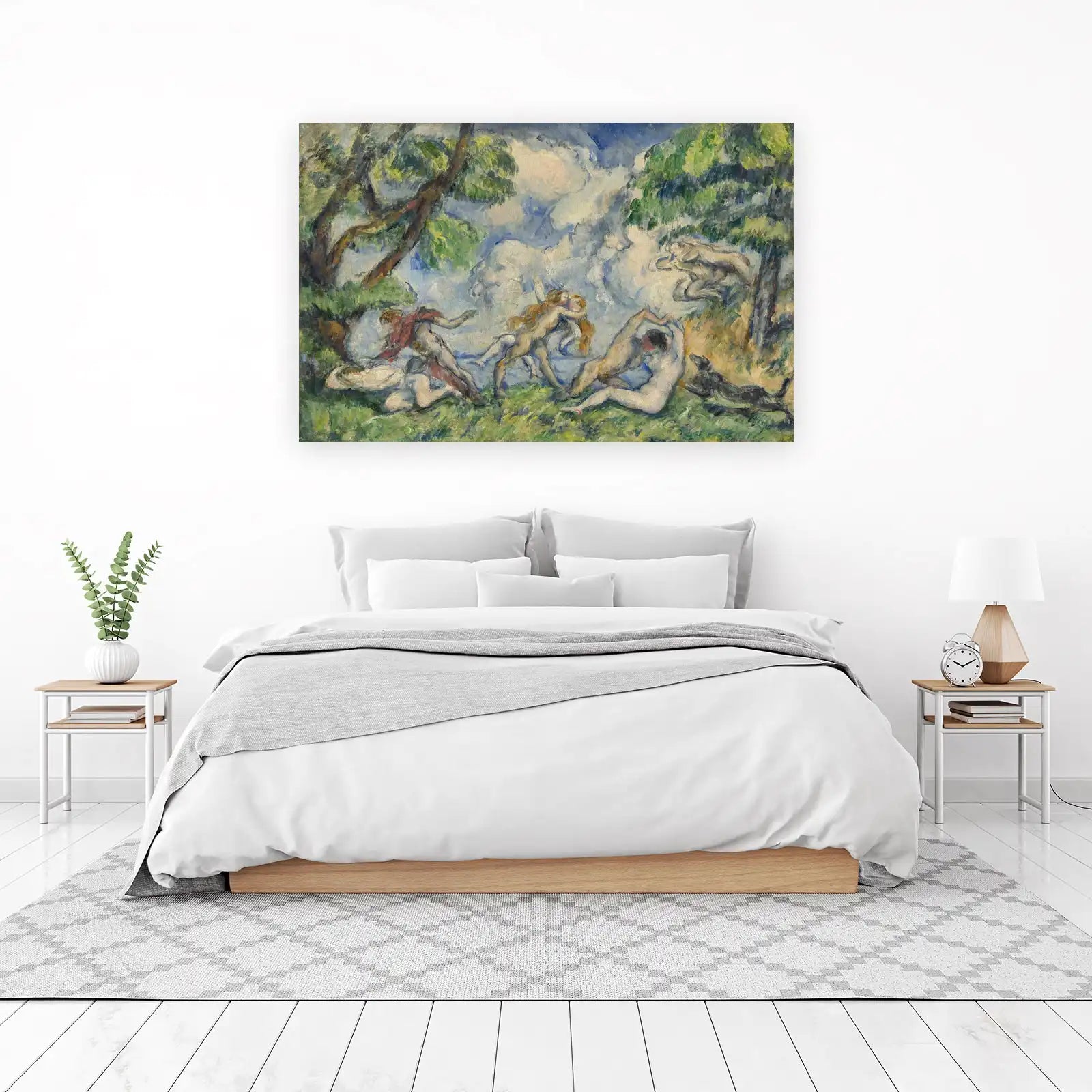 Bathers in Nature Impressionist Wall Art