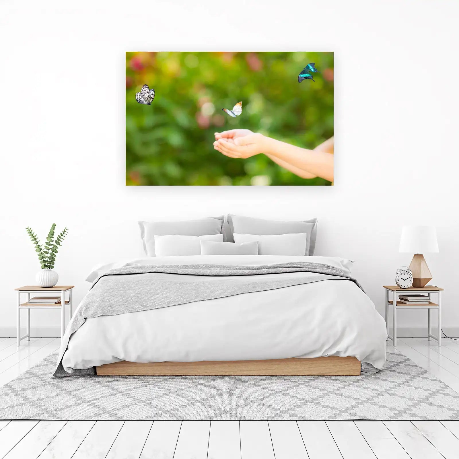 Graceful Butterflies Released Wall Art