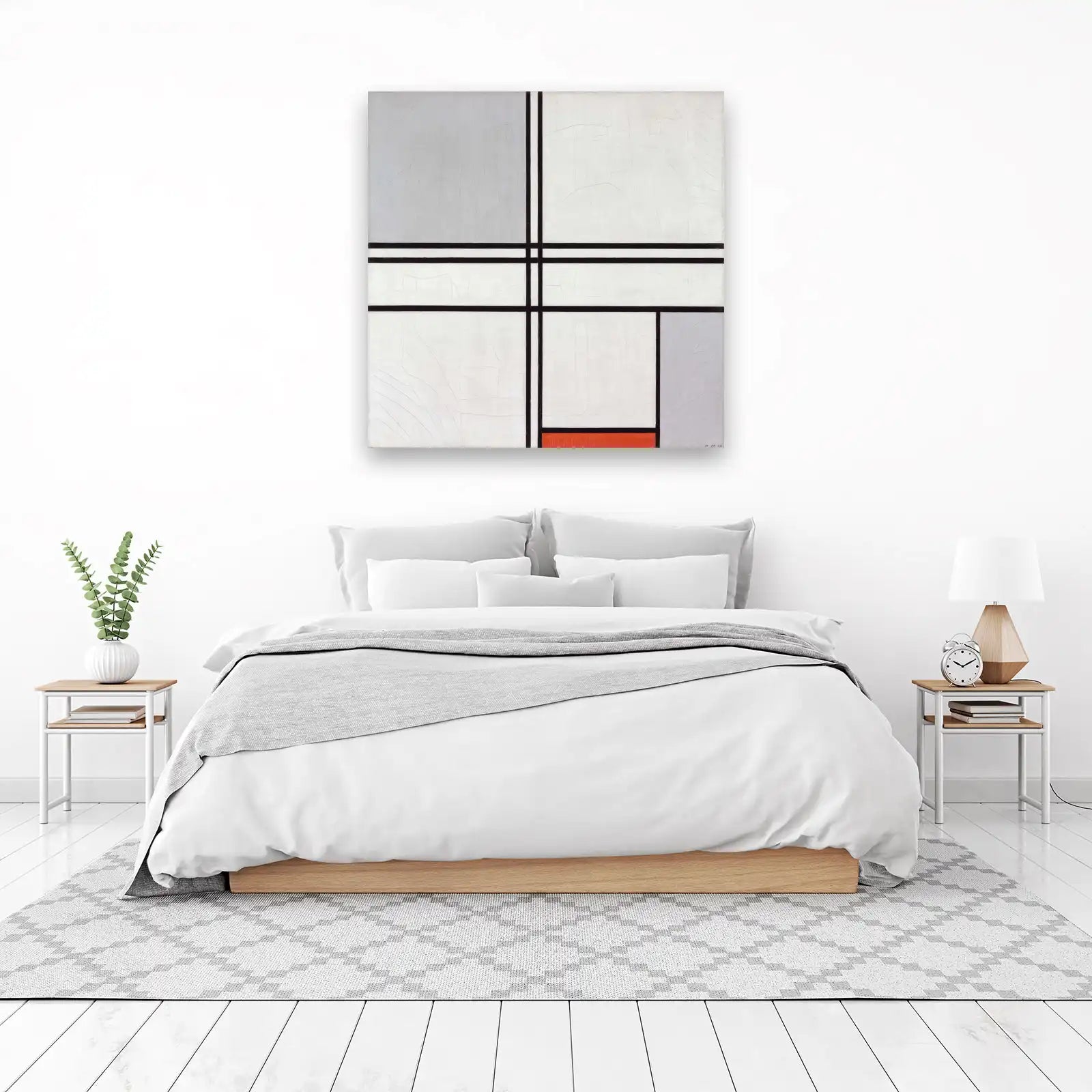 Geometric Harmony Abstract Wall Art