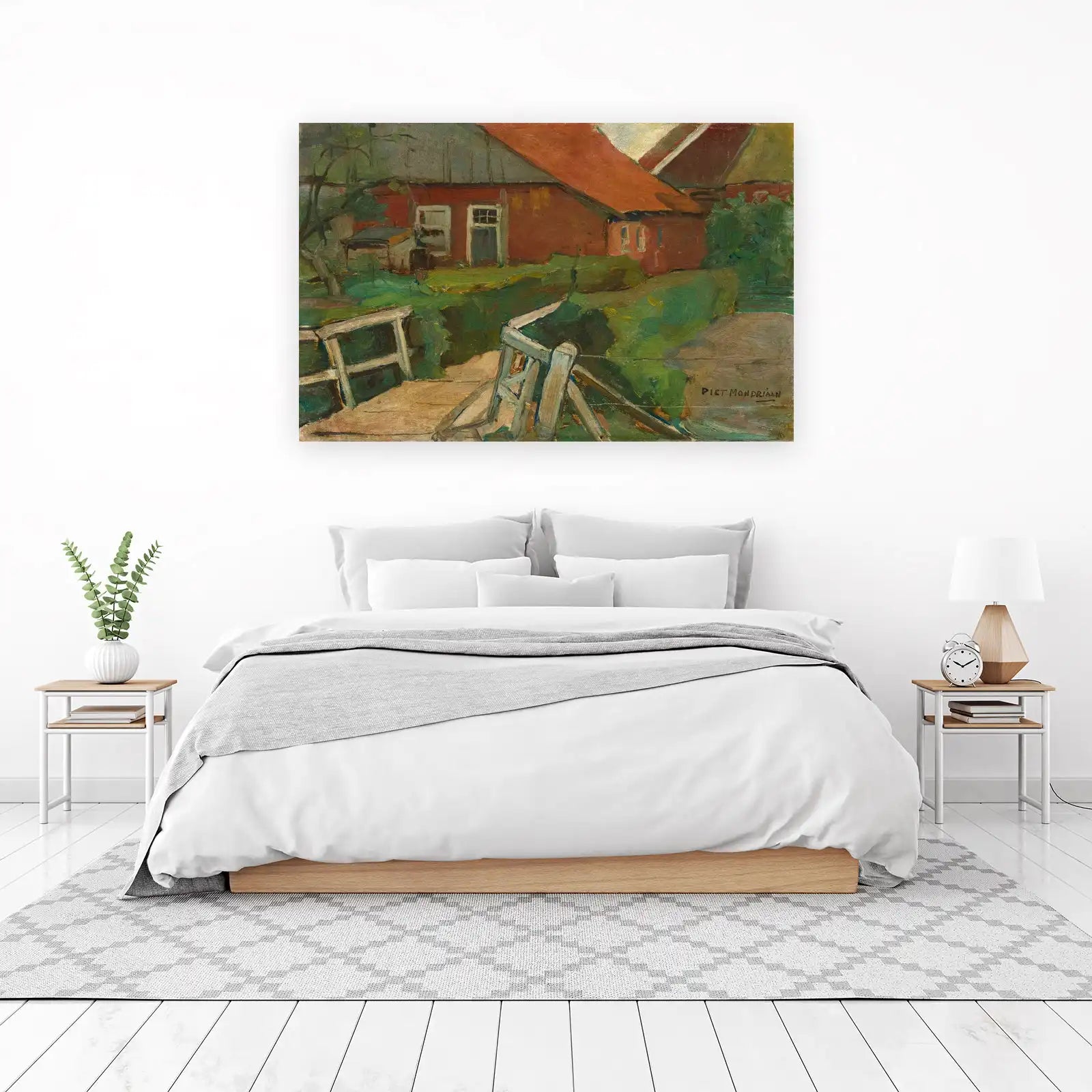 Piet Mondrian Dutch Farmhouse Wall Art