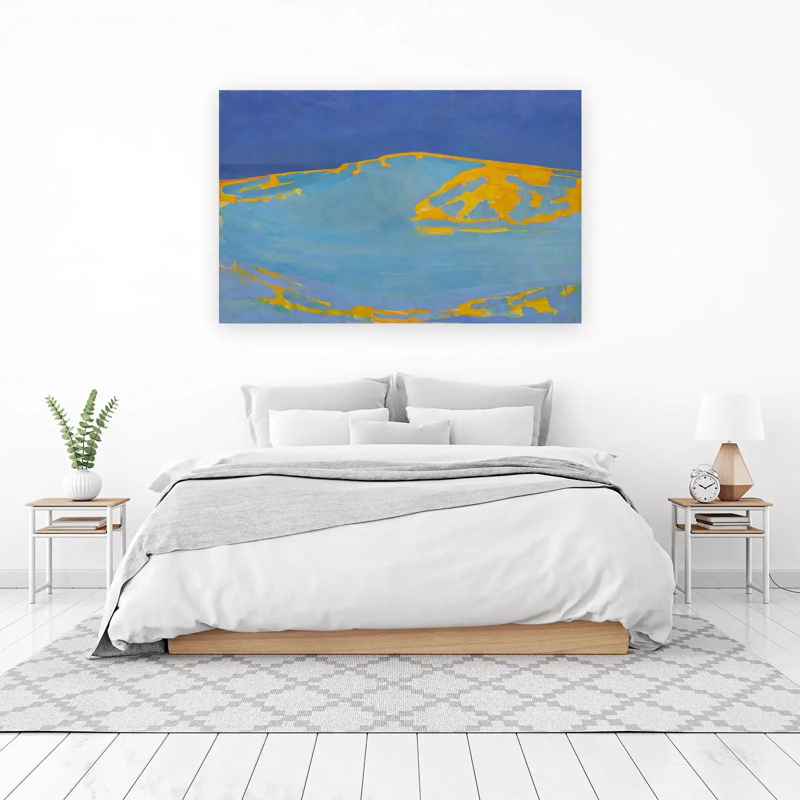 Abstract Coastal Landscape Wall Art