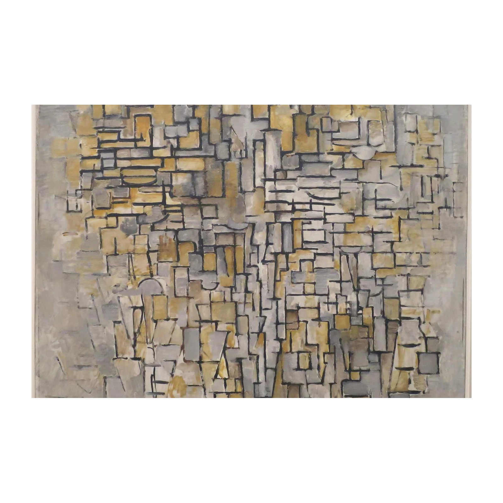 Abstract Geometric Cityscape Wall Art
