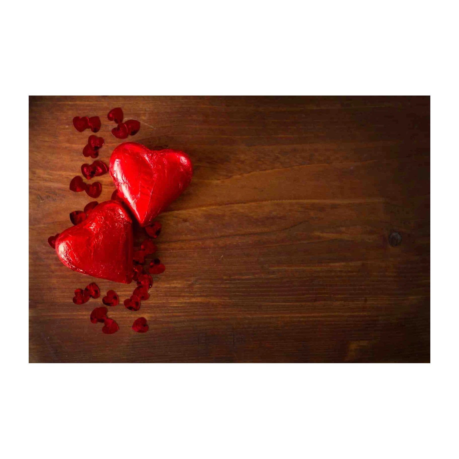 Red Hearts Valentine's Day Wall Art