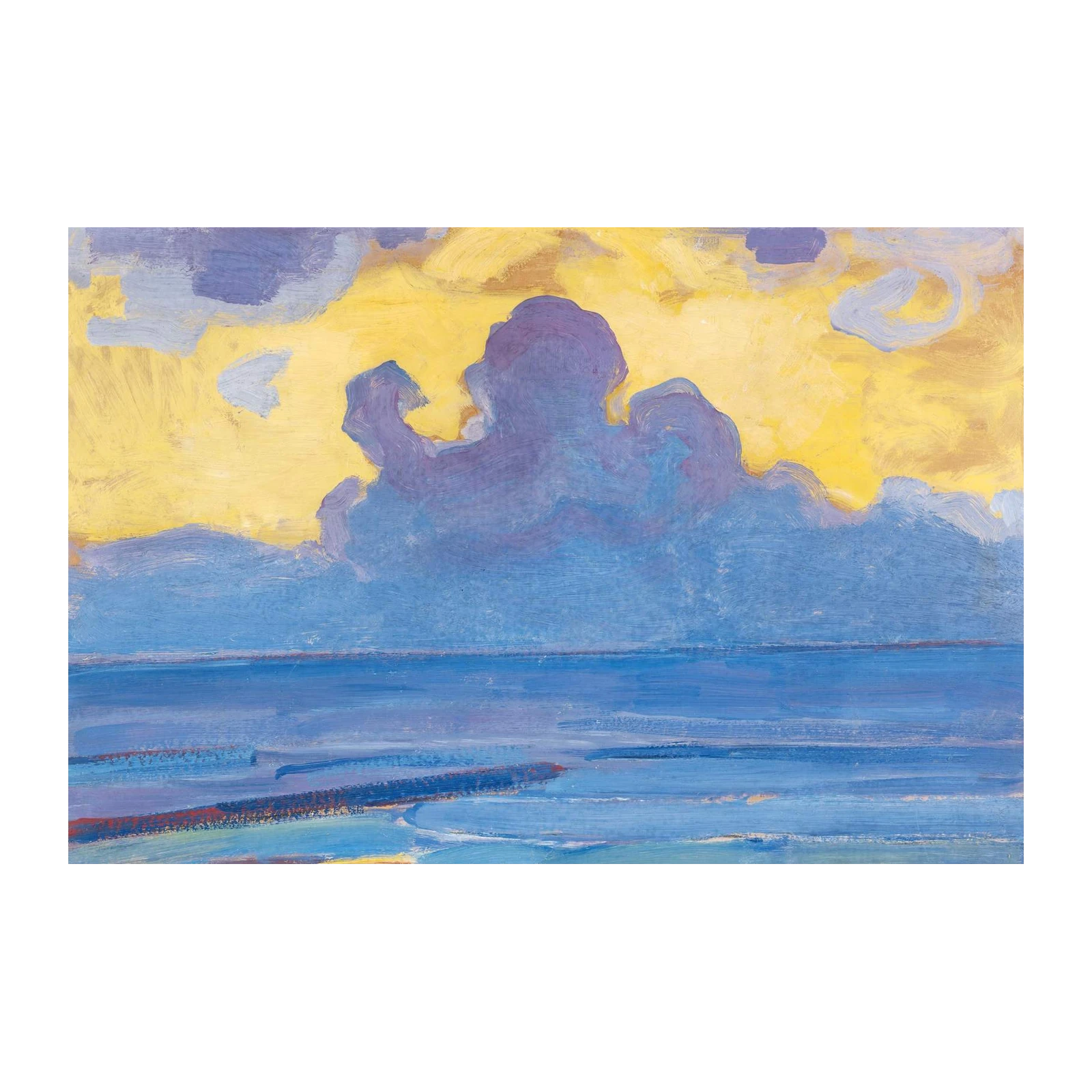 Vibrant Sky & Sea Impressionist Wall Art