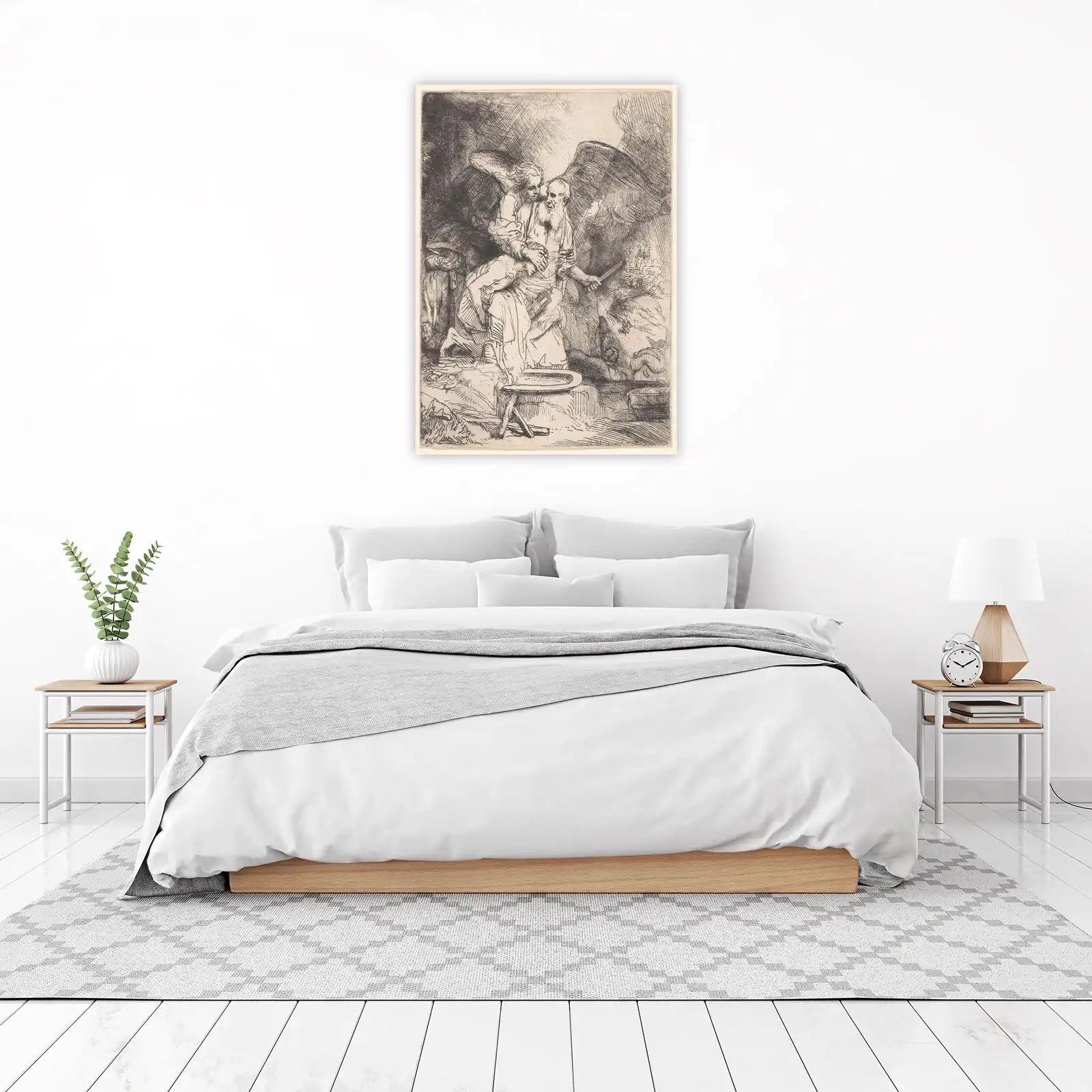 Biblical Angel & Sacrifice Wall Art