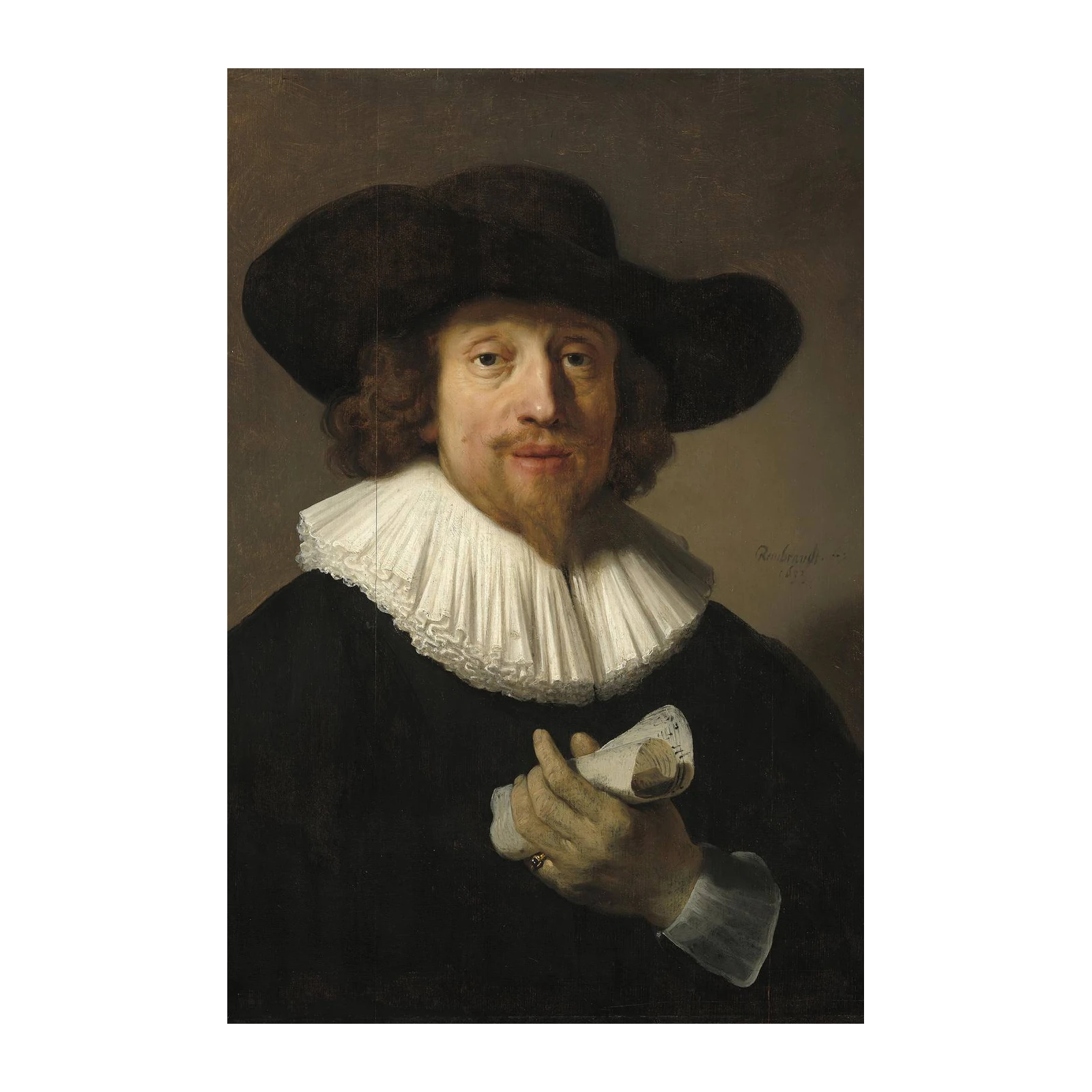 Rembrandt's Portrait of a Man Wall Art