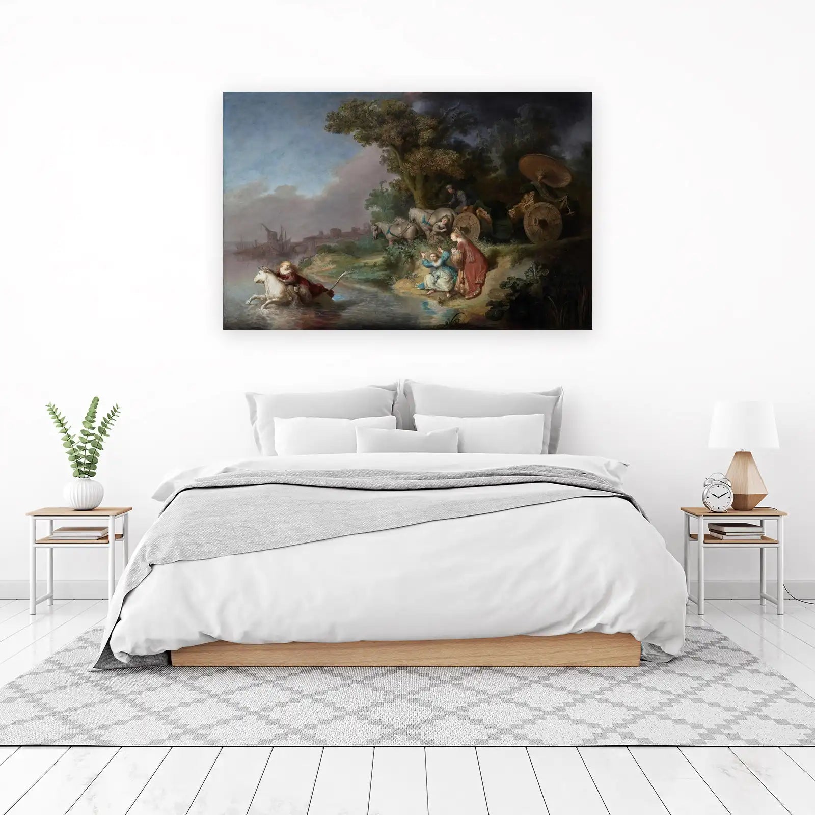 Mythological Scene Horse & Chariot Wall Art