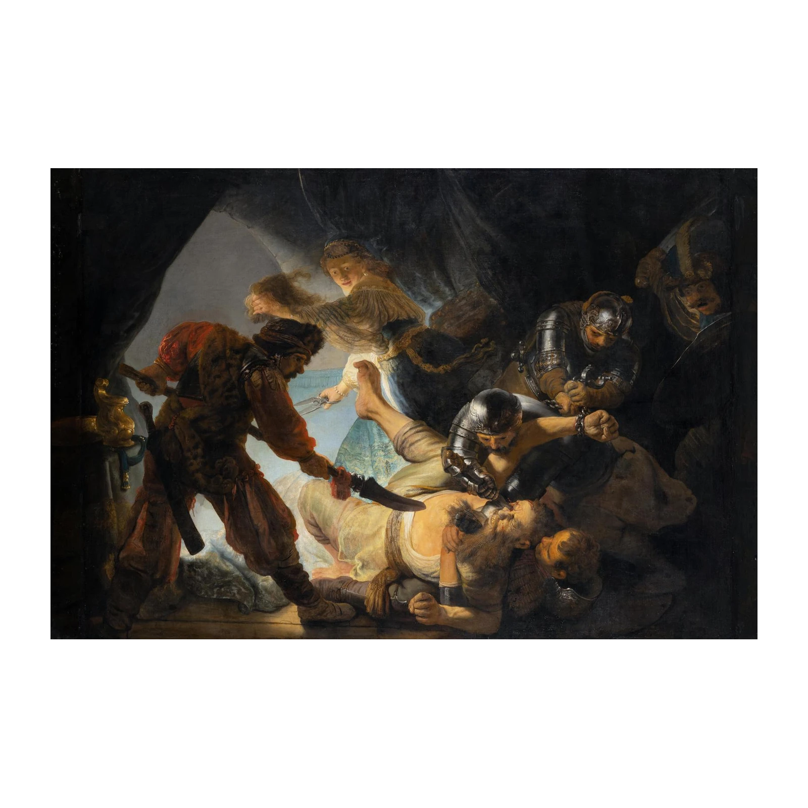 Rembrandt's The Sacrifice of Isaac Wall Art