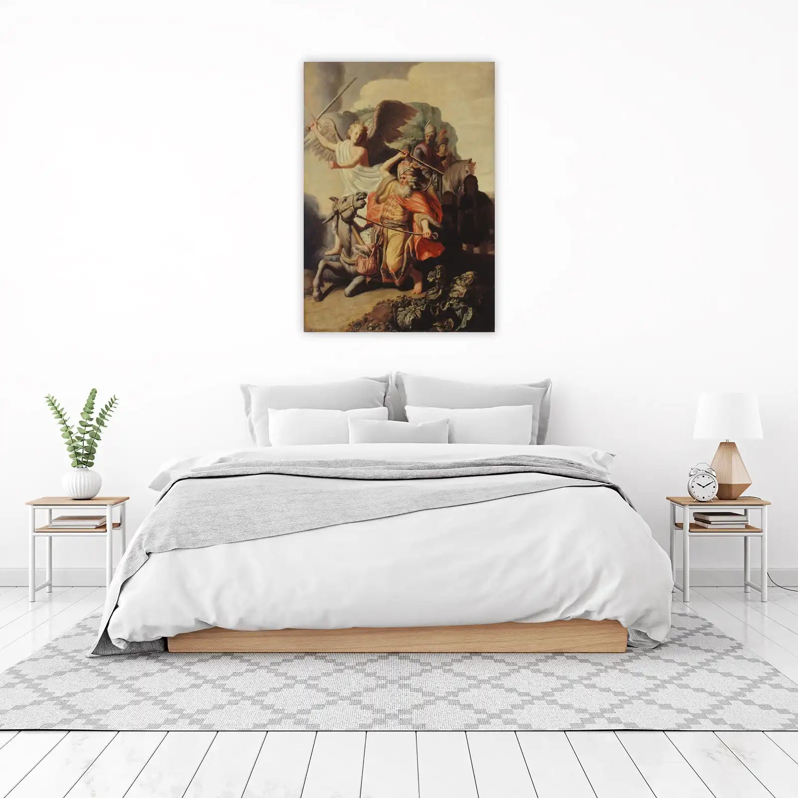 Biblical Angel & Warrior Donkey Wall Art