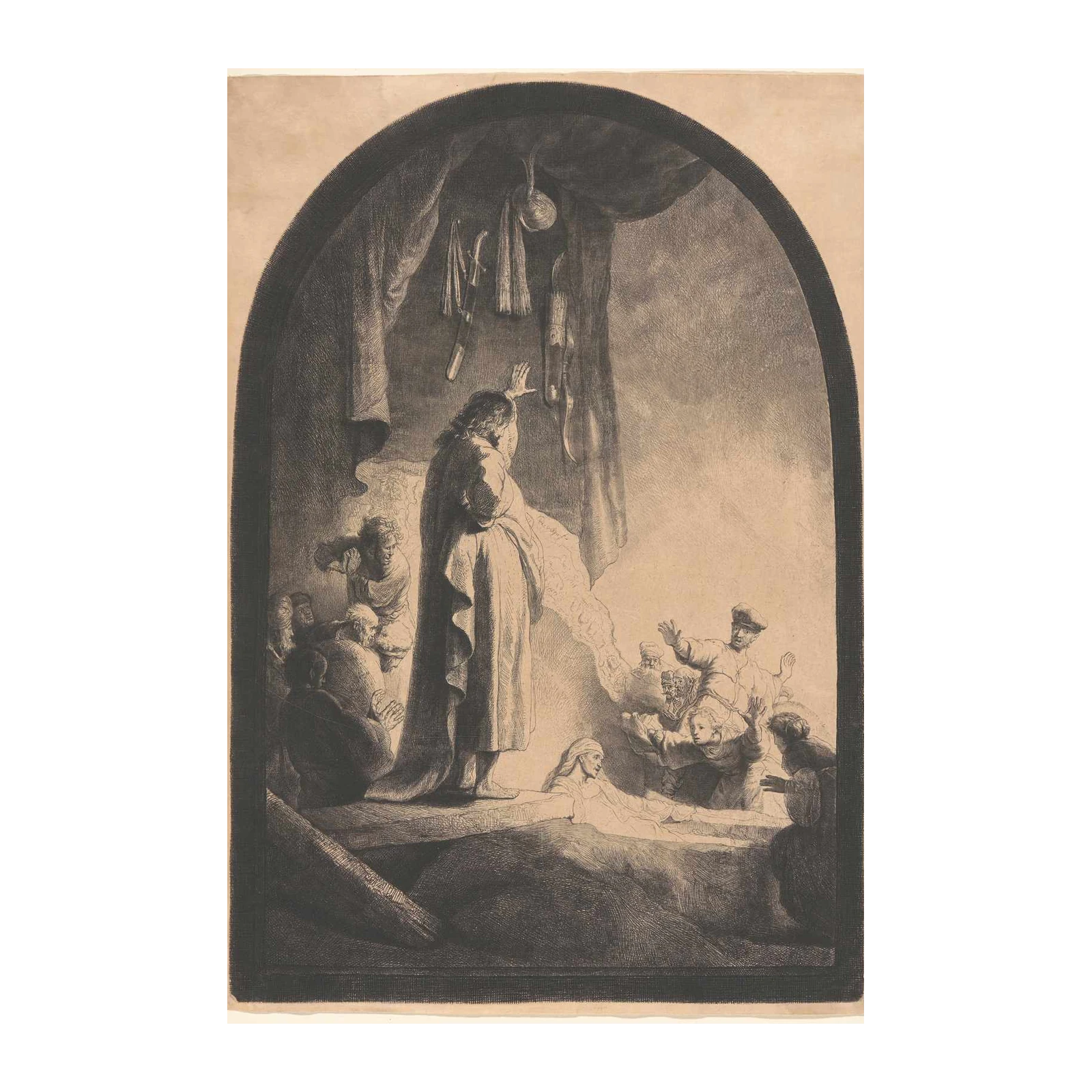 Rembrandt Christ Healing the Sick Wall Art