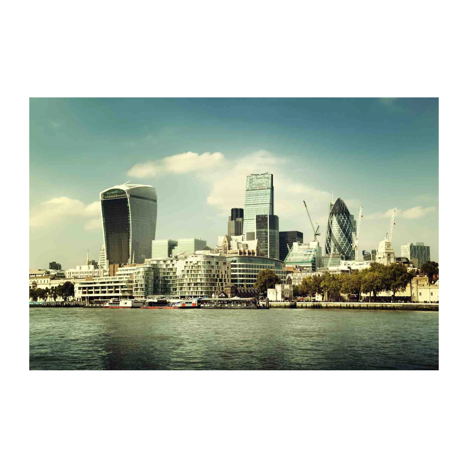 Iconic London Skyline Wall Art