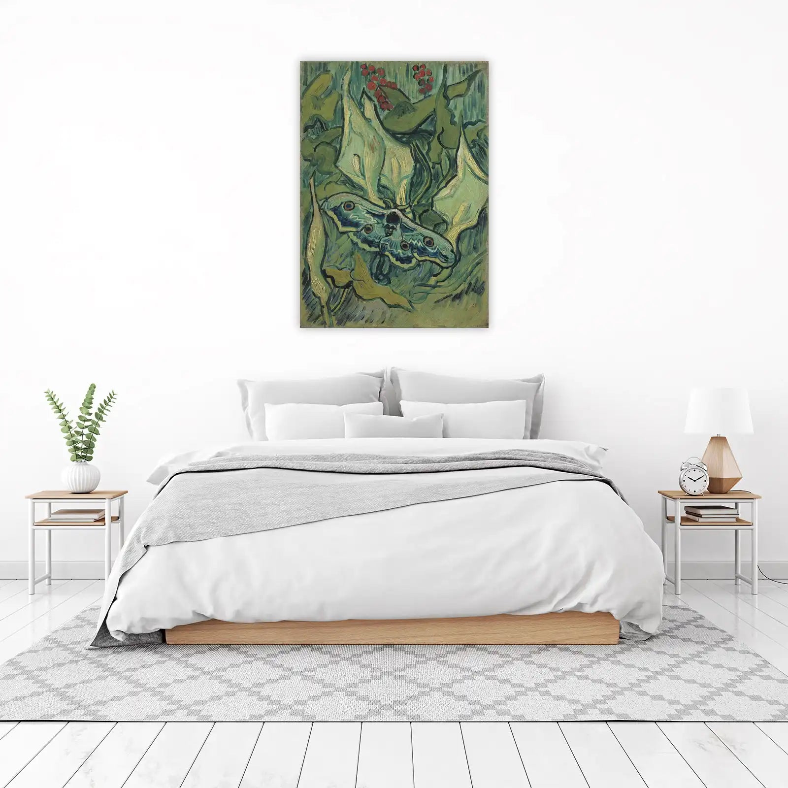 Van Gogh's Peacock Moth Wall Art | Nature Art