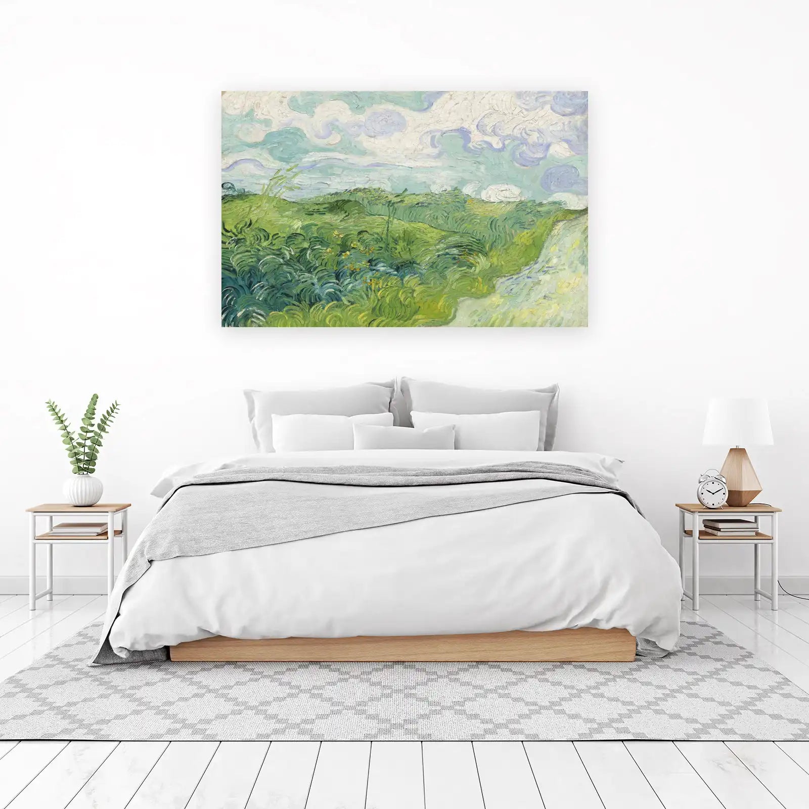 Van Gogh Wheat Field "Wheat Field with Cypresses" Wall Art