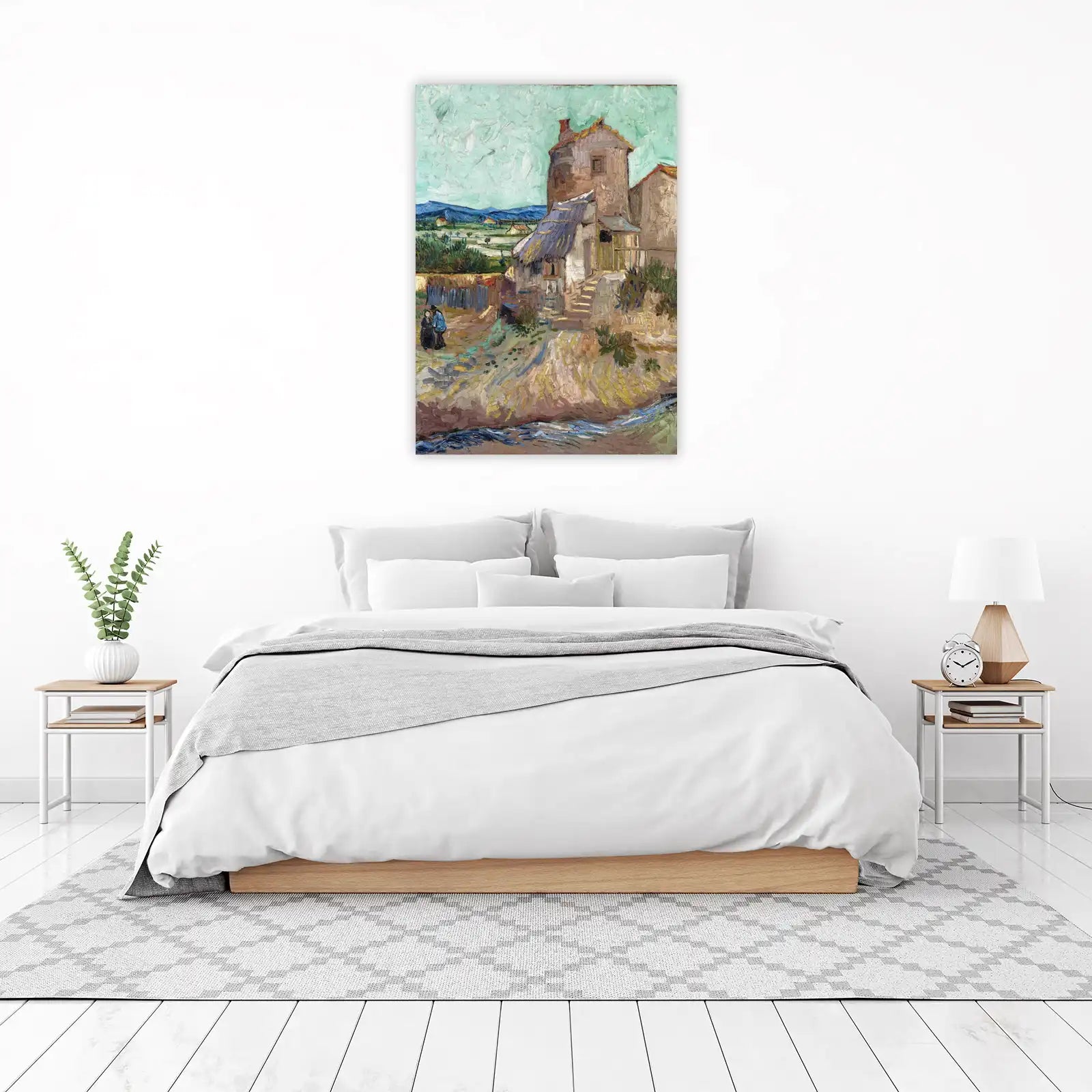 Van Gogh's Rustic Village Life Wall Art