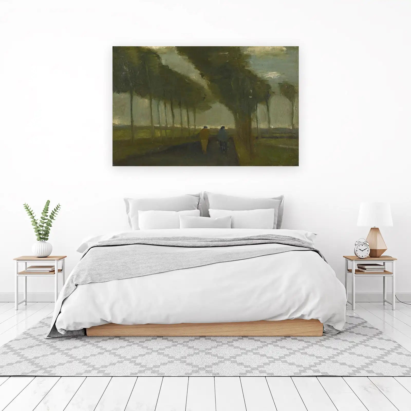 Impressionistic Alleyway Walk Wall Art