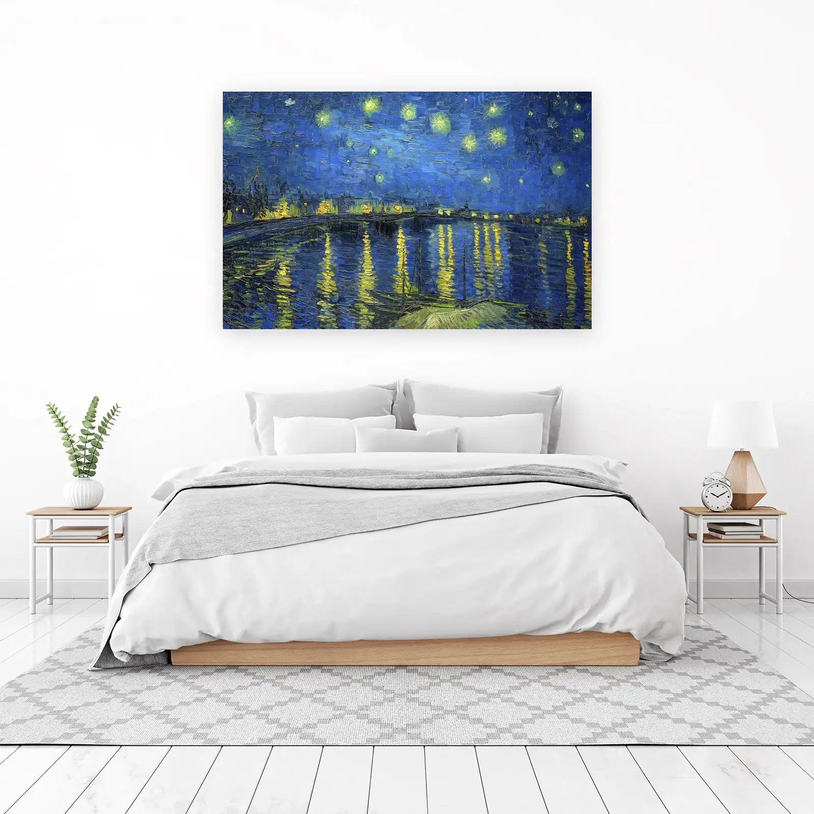 Van Gogh Starry Night Over The Rhone Wall Art