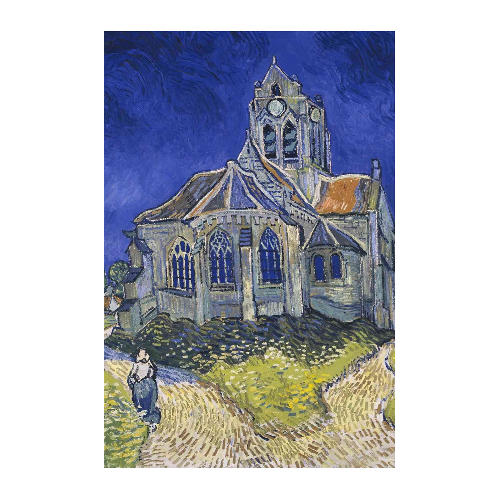 Impressionist Church Landscape Wall Art