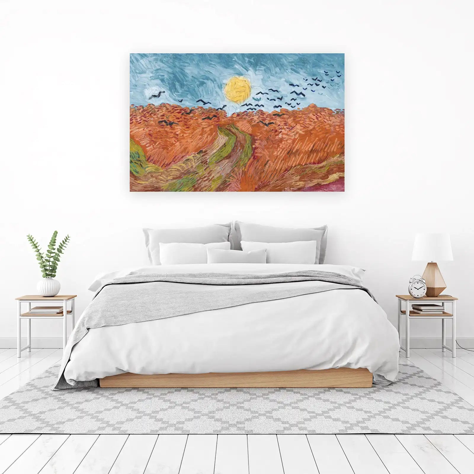 Wheatfield with Crows Wall Art - Van Gogh