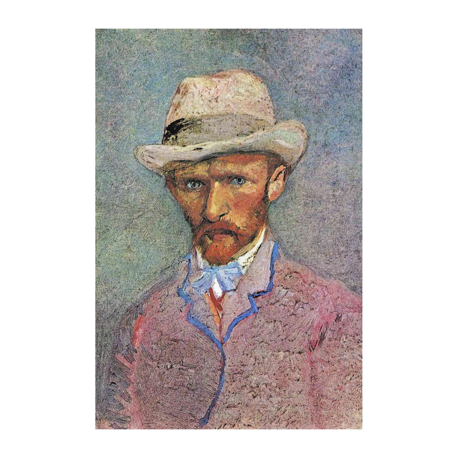 Van Gogh Self-Portrait Hat Wall Art