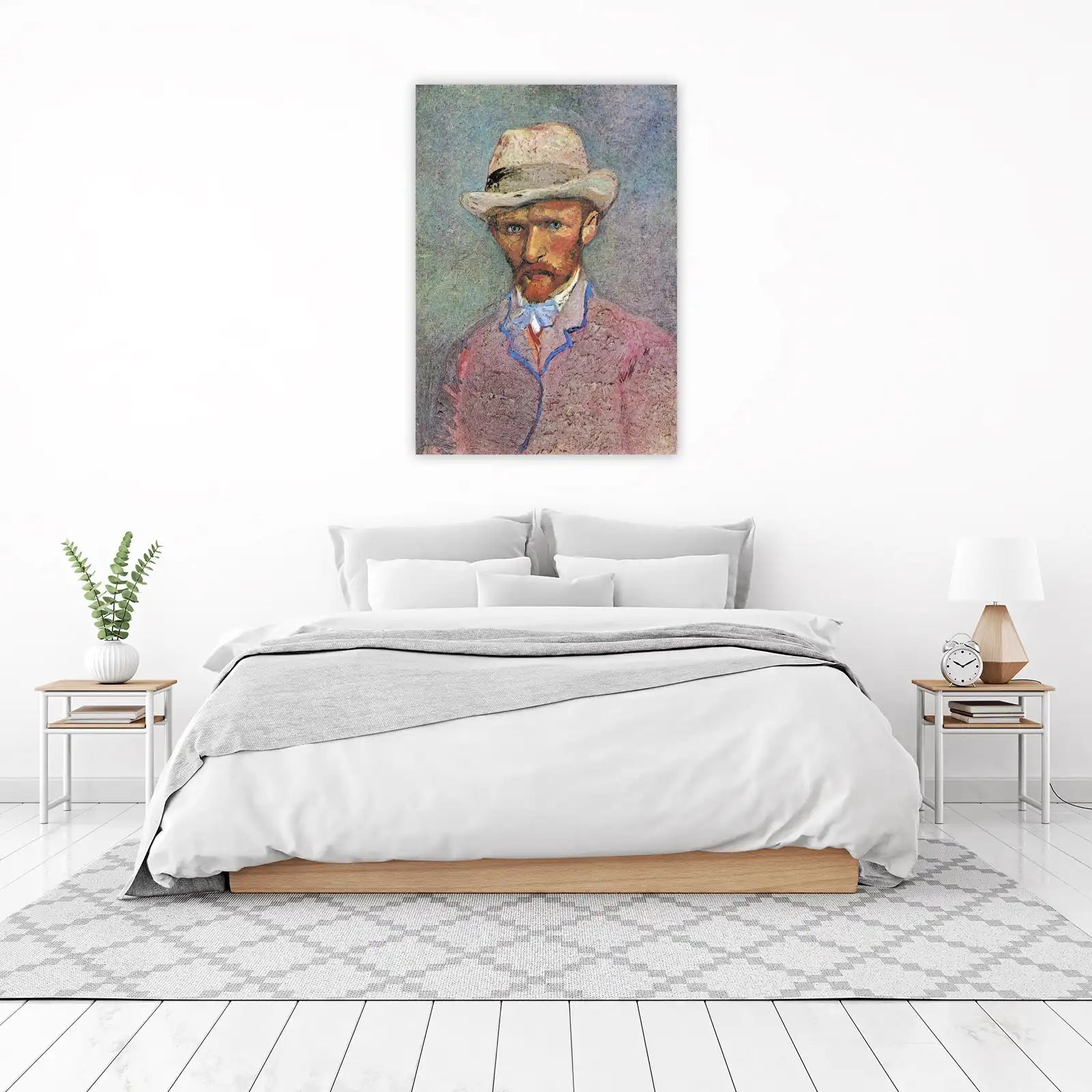 Van Gogh Self-Portrait Hat Wall Art