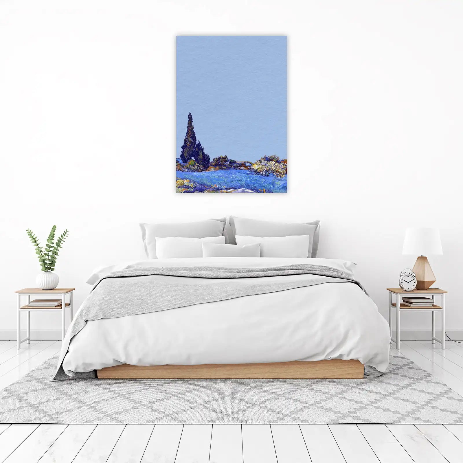 Vibrant Cypress Landscape Wall Art