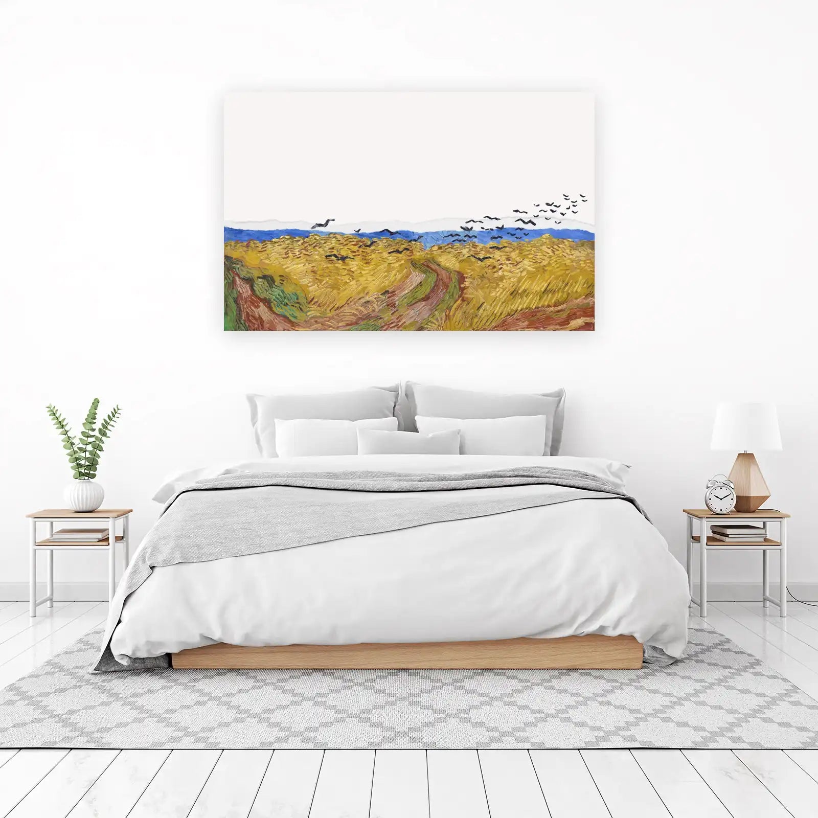 Vincent's Wheat Field Sky of Crows Wall Art