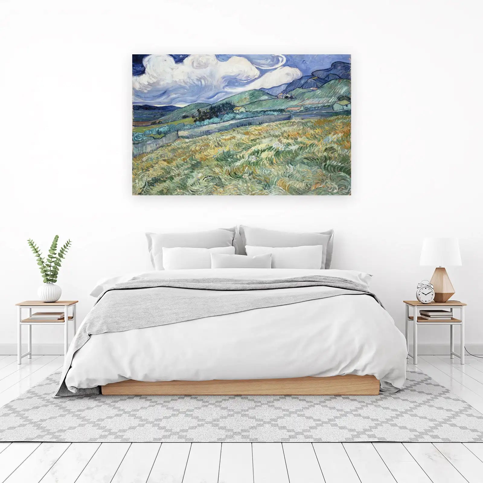 Vibrant Countryside Landscape Wall Art