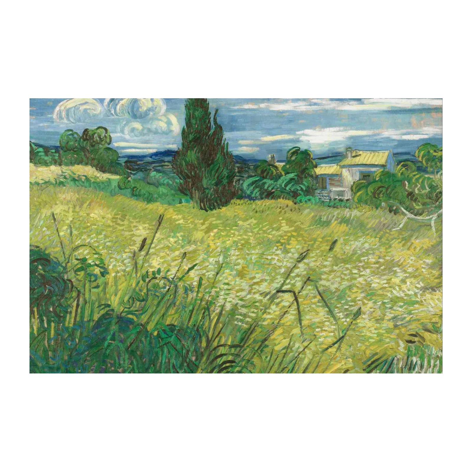 Van Gogh Wheat Field Landscape Wall Art