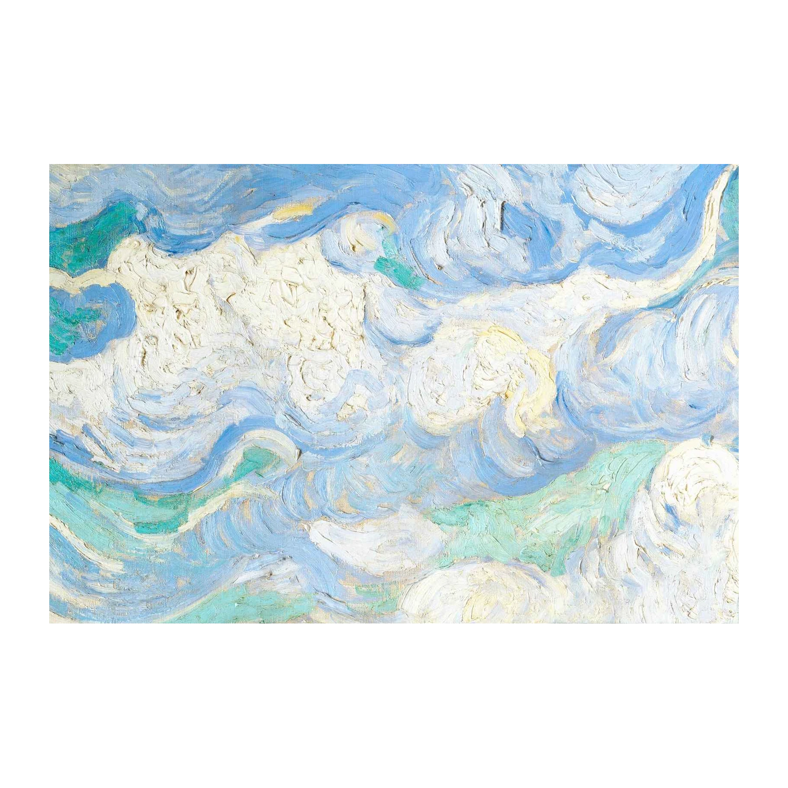 Vibrant Sky Swirls Impressionist Wall Art