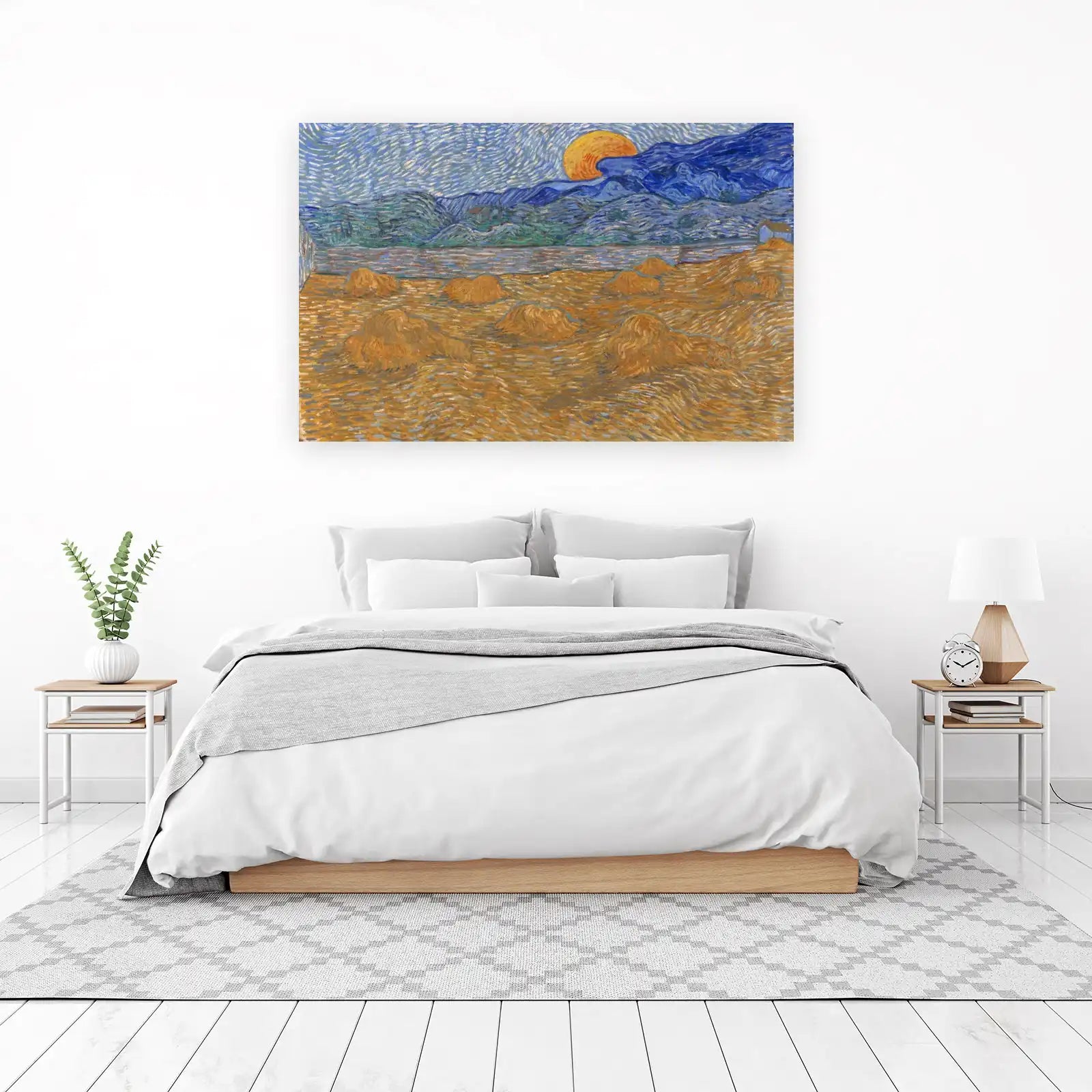 Van Gogh Haystacks Landscape Wall Art