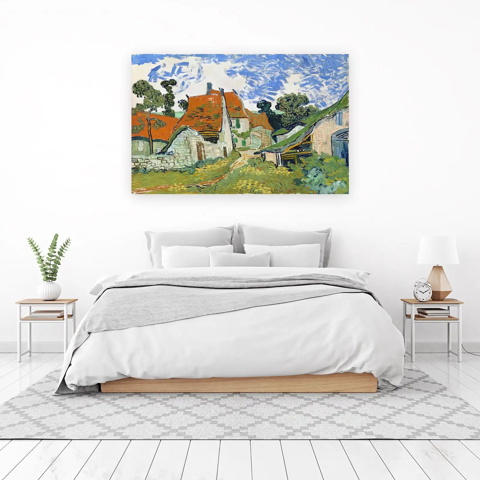 Vincent's Rural Village Scene Wall Art