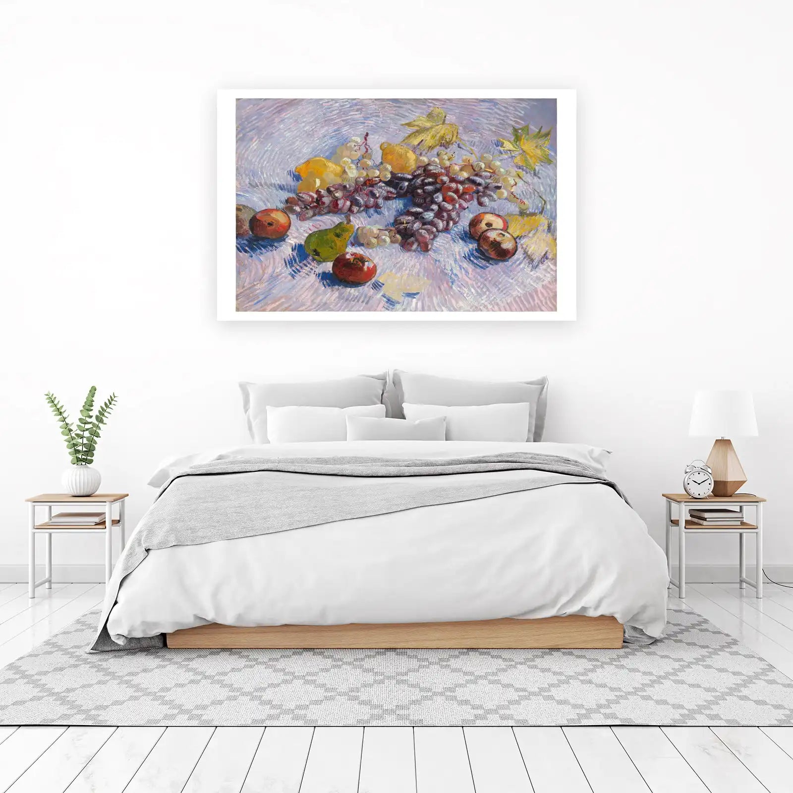 Vibrant Fruit Still Life Impressionist Wall Art
