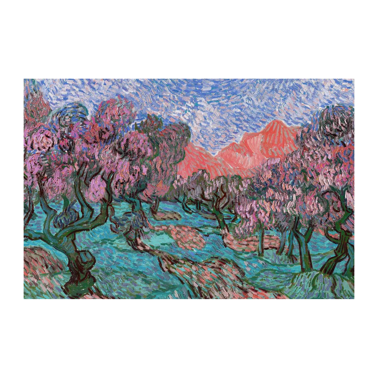 Van Gogh Almond Blossom Vibrant Wall Art