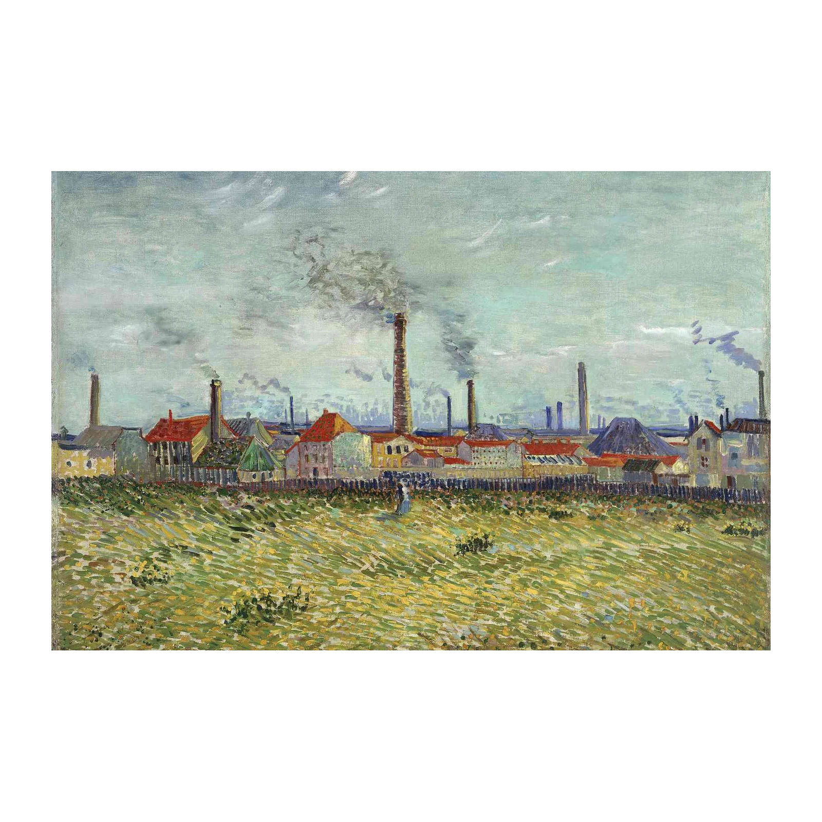 Industrial Landscape Van Gogh Wall Art