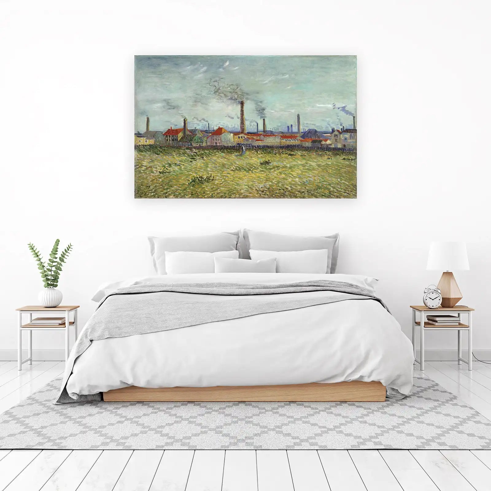Industrial Landscape Van Gogh Wall Art